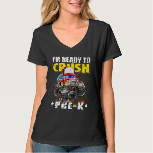 Crush Pre K Monster Lastbil ryggsäck Back to schoo T Shirt