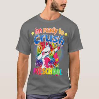 Crush Preschool Unicorn Back to School Girls T Shirt