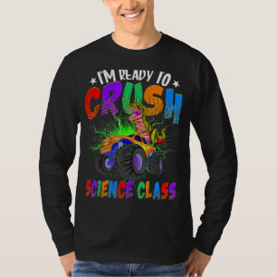 Crush Science Class Dinosaur Monster Lastbil tillb T Shirt