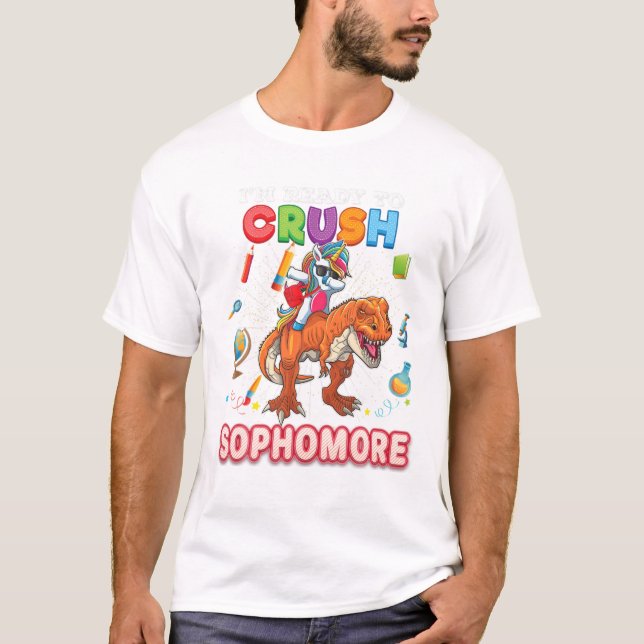Crush Sophomore Unicorn T Shirt (Framsida)