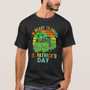 Crush St patricks day Monster Lastbil Paddys Småba T Shirt