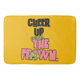CRUSH THE FROWN CHEER UP  BATH MAT  BADRUMSMATTA