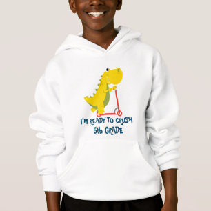 Crush Xth Klass dinosaur Scooter Back to school T Shirt