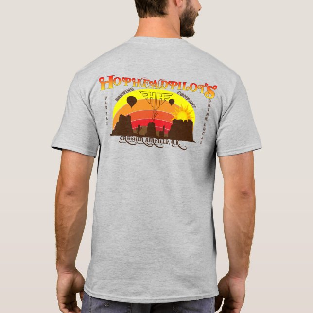 Crusher Airfield, OK T Shirt (Baksida)