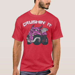 Crushin' Goblin Monster Lastbil Vintage Retro 249 T Shirt
