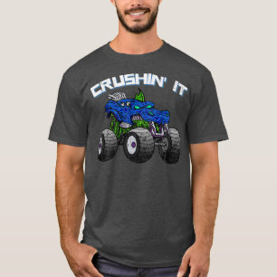Crushin' Monster Lastbil Vintage Retro 261 T Shirt