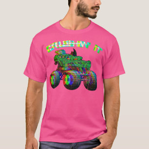 Crushin' Monster Lastbil Vintage Retro 263 T Shirt