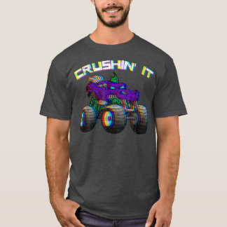 Crushin' Monster Lastbil Vintage Retro 274 T Shirt