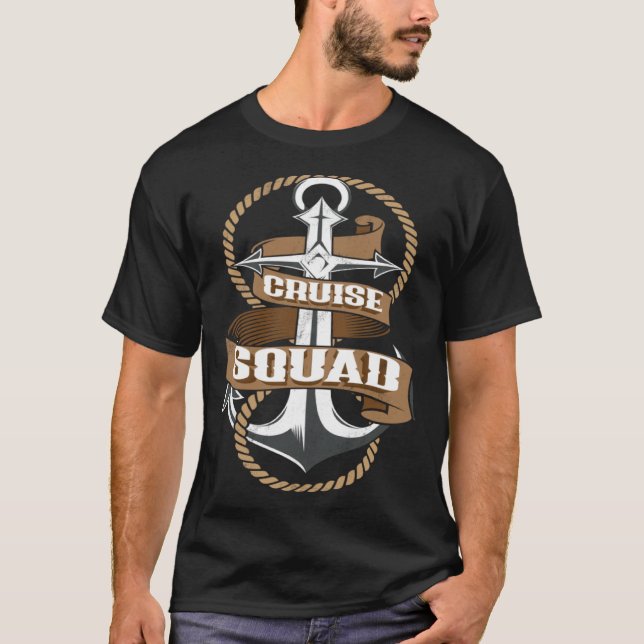 Crusie Squad Sailing Graphic T Shirt (Framsida)