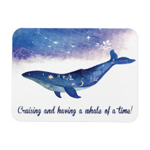 Crusing Whale of a Time Alaska Hawaii Magnet