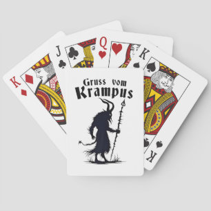 Cruss Vom Krampus-julet Julafton Djävulen Casinokort