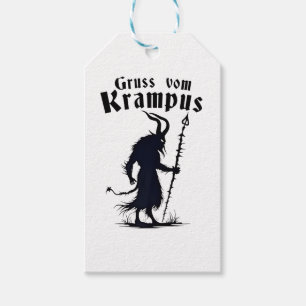 Cruss Vom Krampus-julet Julafton Djävulen Presentetikett