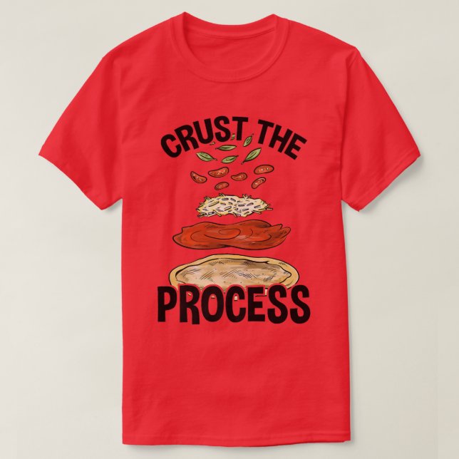 Crust Processaa, Pizza Maker Pizzaiolo  T Shirt (Design framsida)