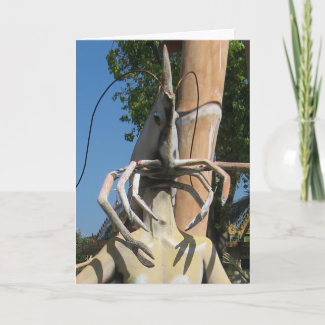 Crustacean AKA Lobster Head ... Buddhist helvetet Kort (Framsida)