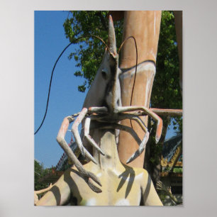 Crustacean AKA Lobster Head ... Buddhist helvetet Poster