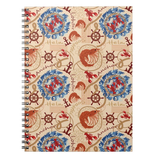 Crustacean Core-design Anteckningsbok (Framsidan)