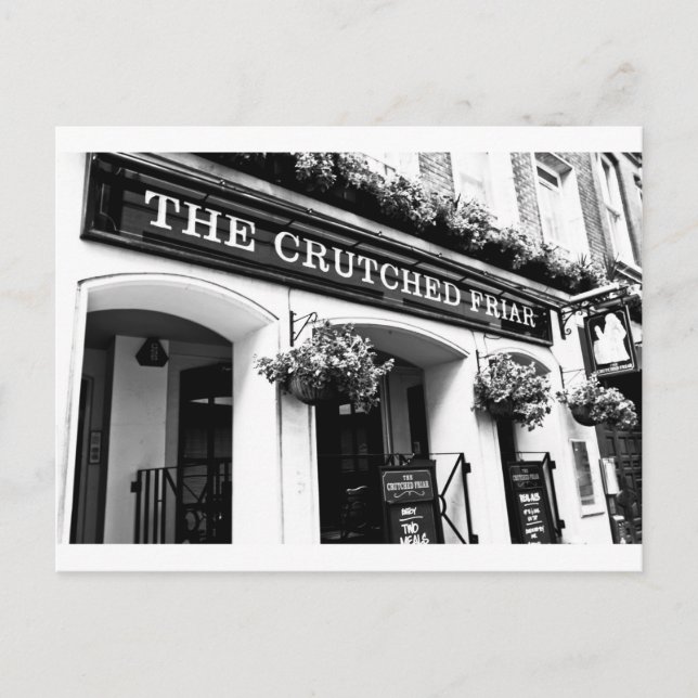 Crutched Friar pub London Vykort (Framsida)