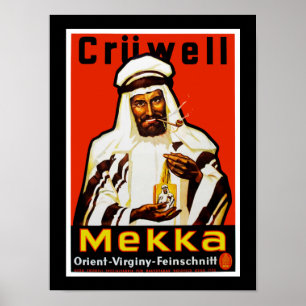 Cruwell Mekka tobak Poster
