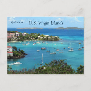 Cruz Bay St. John U.S. Virgin Islands Vykort