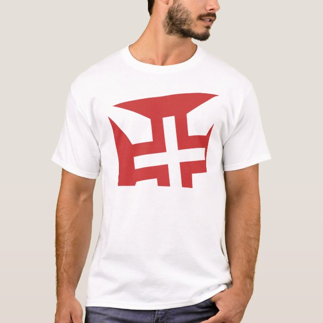 Cruz de halva Cristo T-shirt (Framsida)