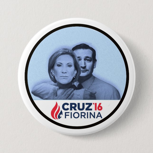 Cruz Fiorina '16 Knapp (Framsida)