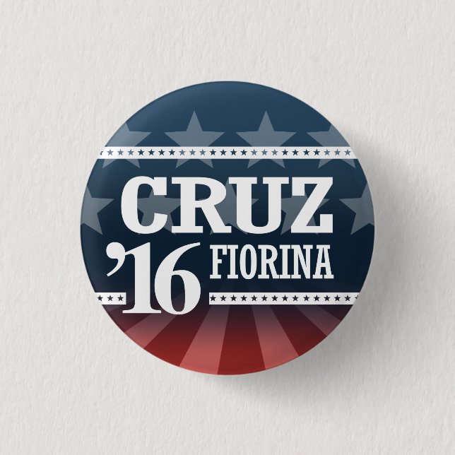 CRUZ FIORINA 2016 KNAPP (Framsida)