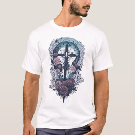 Cruz gótica tatutaje 52 t shirt