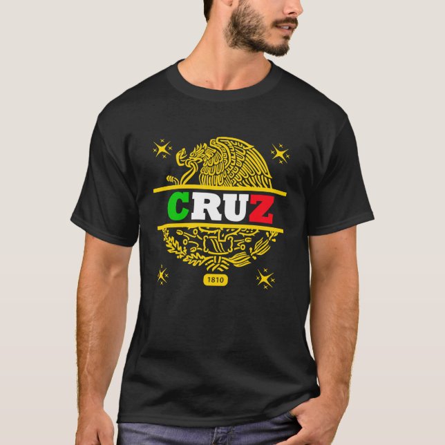CRUZ MEXICO GULD T SHIRT (Framsida)
