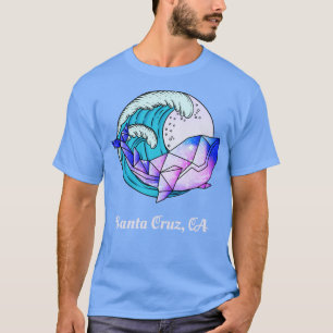 Cruz Santa CA Japansk Paint Geometric Orca Killer T Shirt