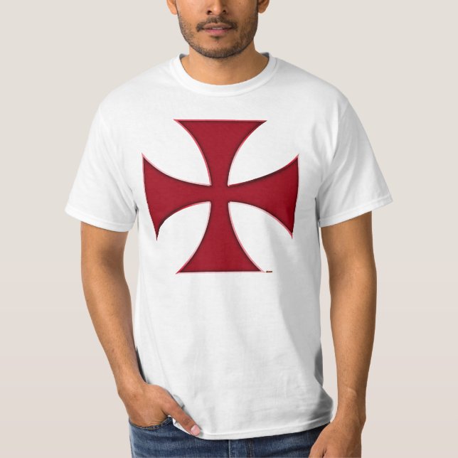 Cruz templaria 4 t shirt (Framsida)