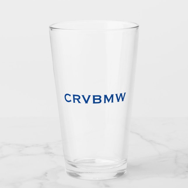 CRVBMW Glass Glaskopp (Framsida)