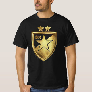 Crvena Zvezda Golden Football Serbiska Kärlek T Shirt