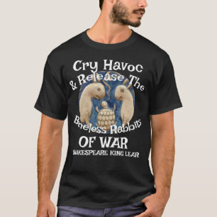 Cry Havoc FW FV HG Släpp Benlösa Kaniner Krig T Shirt