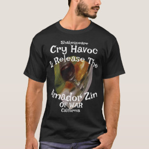 Cry Havoc Release Amador Zin Krig Kalifornien T Shirt