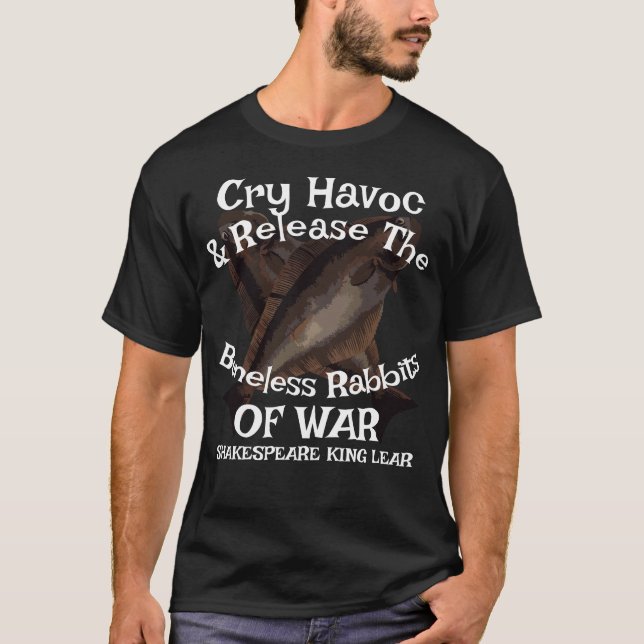 Cry Havoc släpper Halibut of War T Shirt (Framsida)