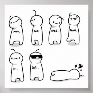 Cryaotic Day-diagram Poster