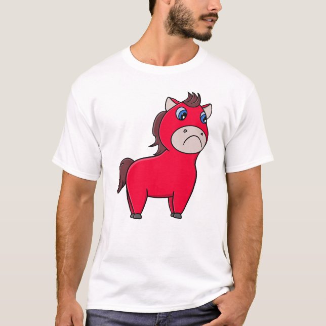 Crying Horse T Shirt (Framsida)