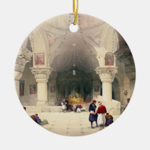 Crypten av den heliga sepulchren, Jerusalem, Julgransprydnad Keramik