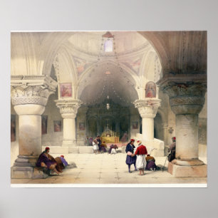Crypten av den heliga sepulchren, Jerusalem, Poster