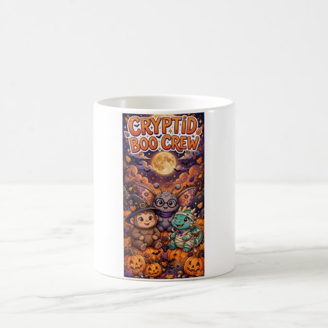 Cryptid Boo Crew Halloween-mugg Kaffemugg (Center)