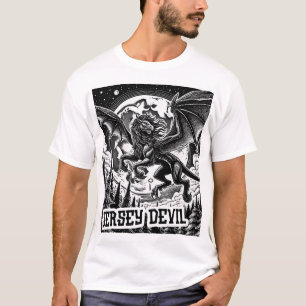 Cryptid Conspiracy - Jersey Djävulen T Shirt