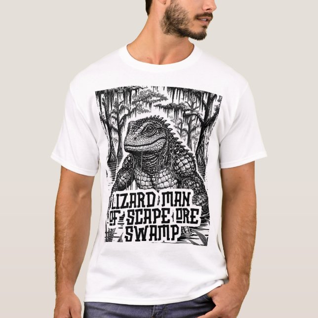 Cryptid Conspiracy - The Lizard Man of Scape Ore T Shirt (Framsida)