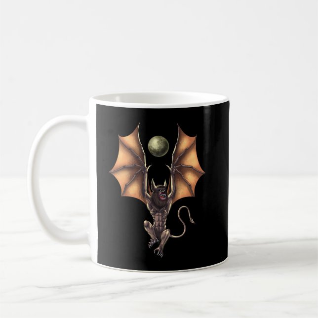 Cryptid Creature Ahool Kaffemugg (Vänster)