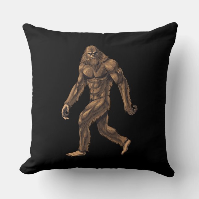 Cryptid Creature Bigfoot Kudde (Framsida)