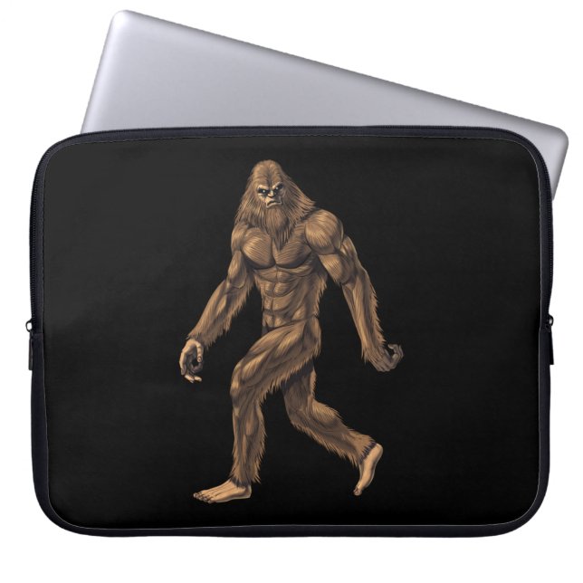 Cryptid Creature Bigfoot Laptop Fodral (Framsidan)