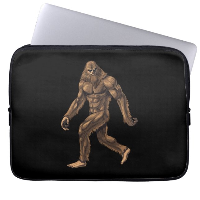 Cryptid Creature Bigfoot Laptop Fodral (Framsidan)
