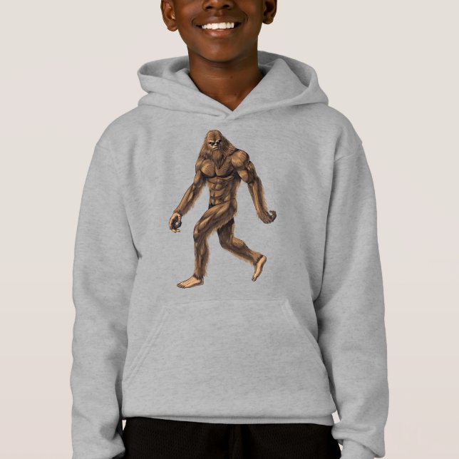 Cryptid Creature Bigfoot T Shirt (Framsida)