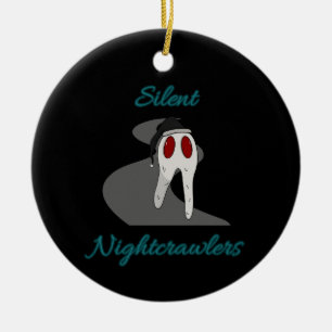 Cryptid Fresno Nightcrawlers Julgransprydnad Keramik