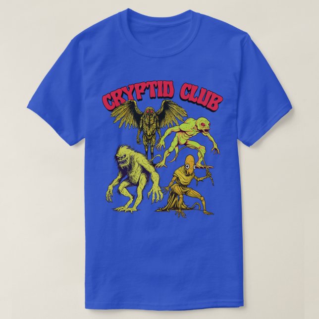Cryptid-Klubb T Shirt (Design framsida)