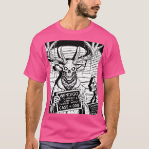 Cryptid Mugshots - Wendigo T Shirt